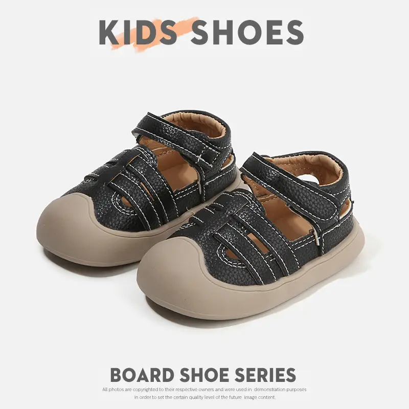Boys' Toe-Toe Anti-Kick Sandals Beige