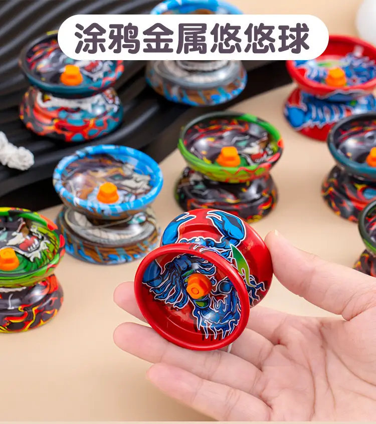 New Alloy Yo-Yo 3 Bearing Entry-Level Yo-Yo Yoyo Ball Street Stall Wholesale Chenghai Toys 3+ — feature 1