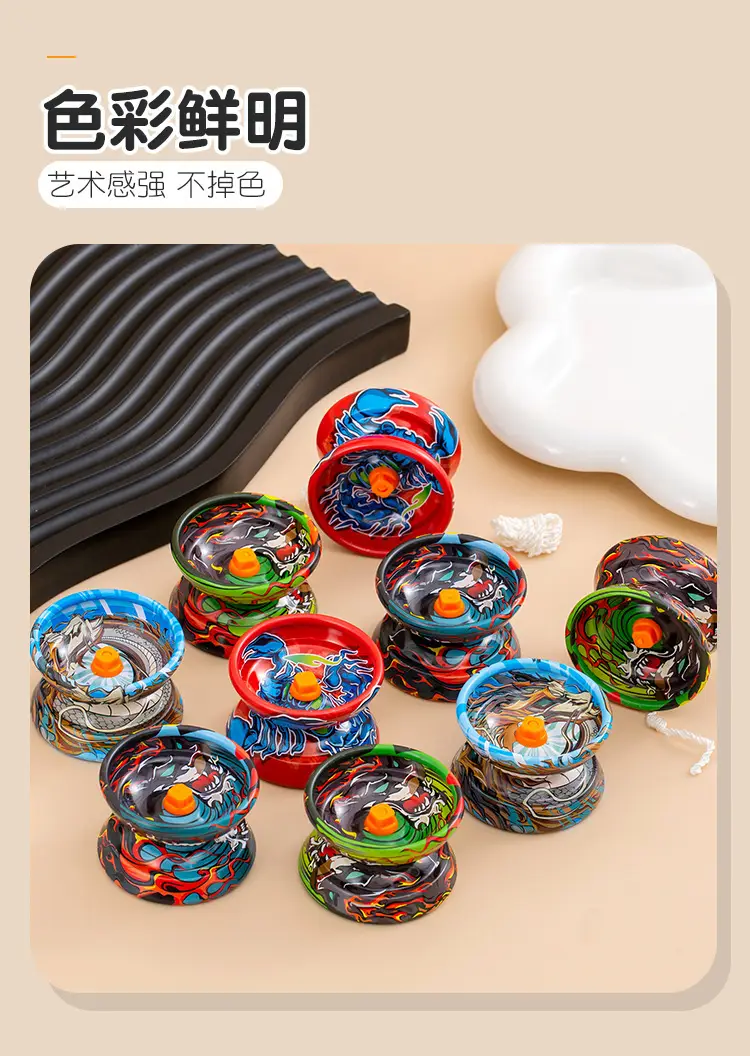 New Alloy Yo-Yo 3 Bearing Entry-Level Yo-Yo Yoyo Ball Street Stall Wholesale Chenghai Toys 3+ — feature 5