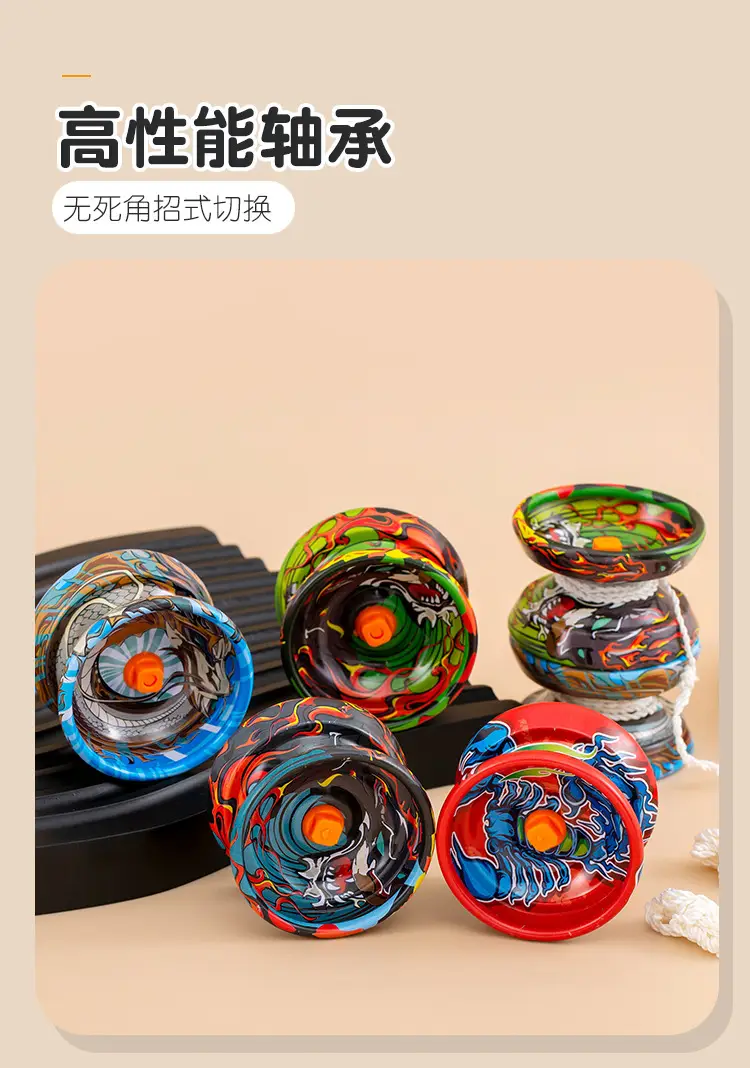 New Alloy Yo-Yo 3 Bearing Entry-Level Yo-Yo Yoyo Ball Street Stall Wholesale Chenghai Toys 3+ — feature 6