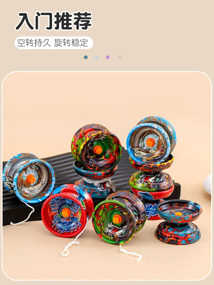New Alloy Yo-Yo 3 Bearing Entry-Level Yo-Yo Yoyo Ball Street Stall Wholesale Chenghai Toys 3+ — feature 7