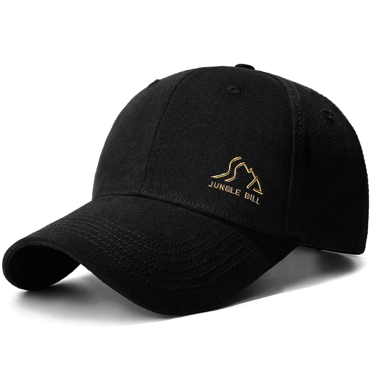 Jungle Bill Hard Top Baseball Cap Black - Image 7