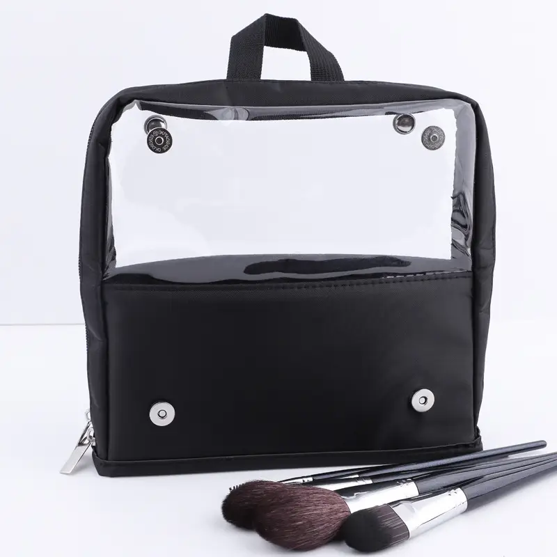 Transparent Spot Super Large Makeup Brush Bag 23x21cm - Image 7
