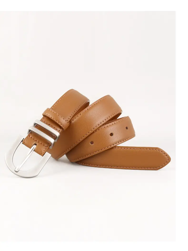2025 Korean Style Women's Belt 3 Colors Genuine Cowhide 100cm — feature 11