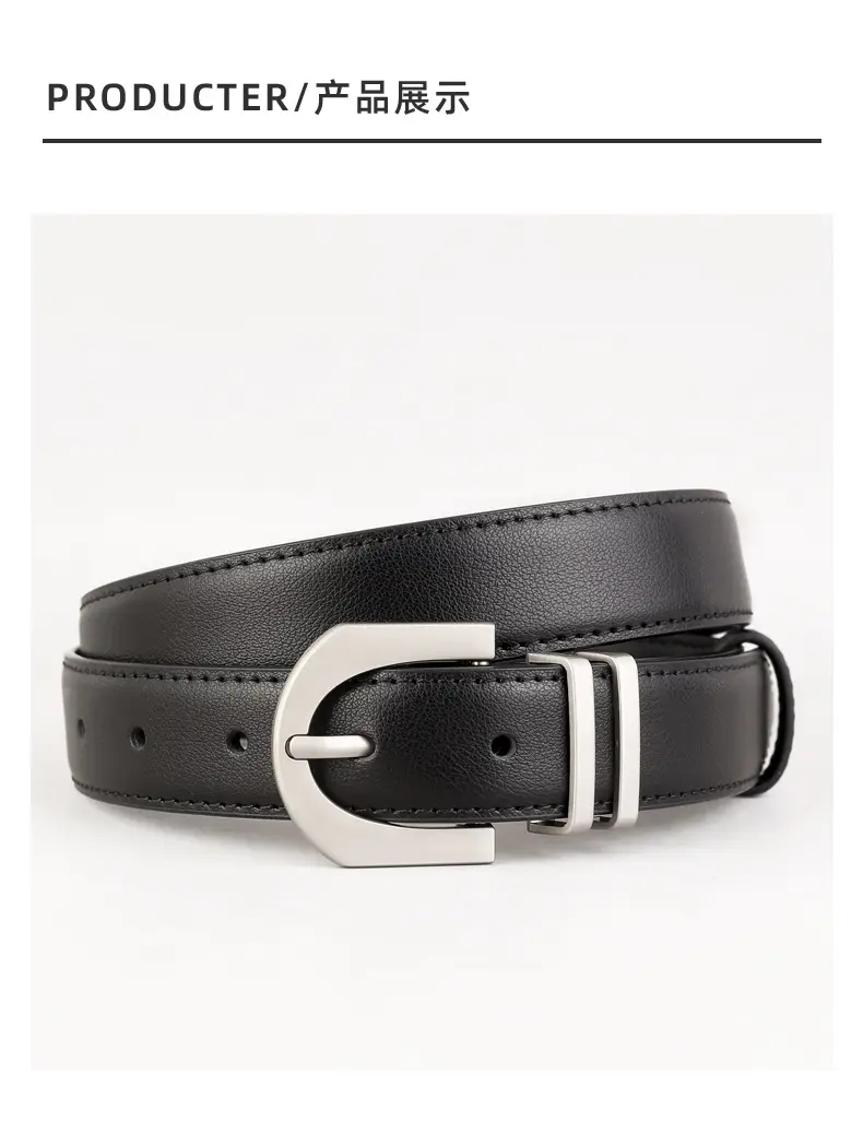 2025 Korean Style Women's Belt 3 Colors Genuine Cowhide 100cm — feature 20