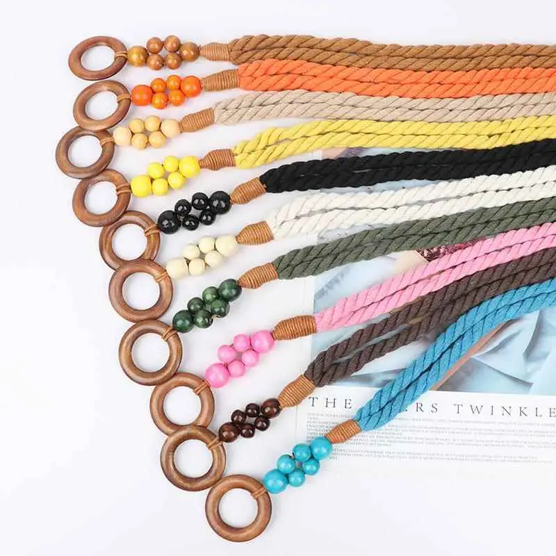 Hemp Rope Belt Accessories for Women