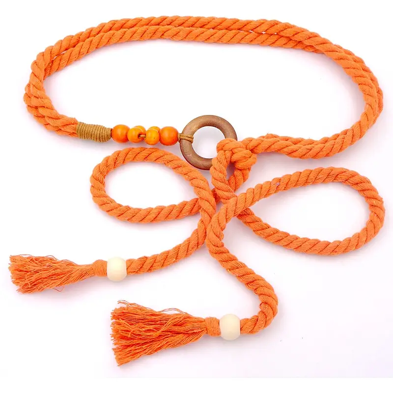 Hemp Rope Belt Accessories for Women