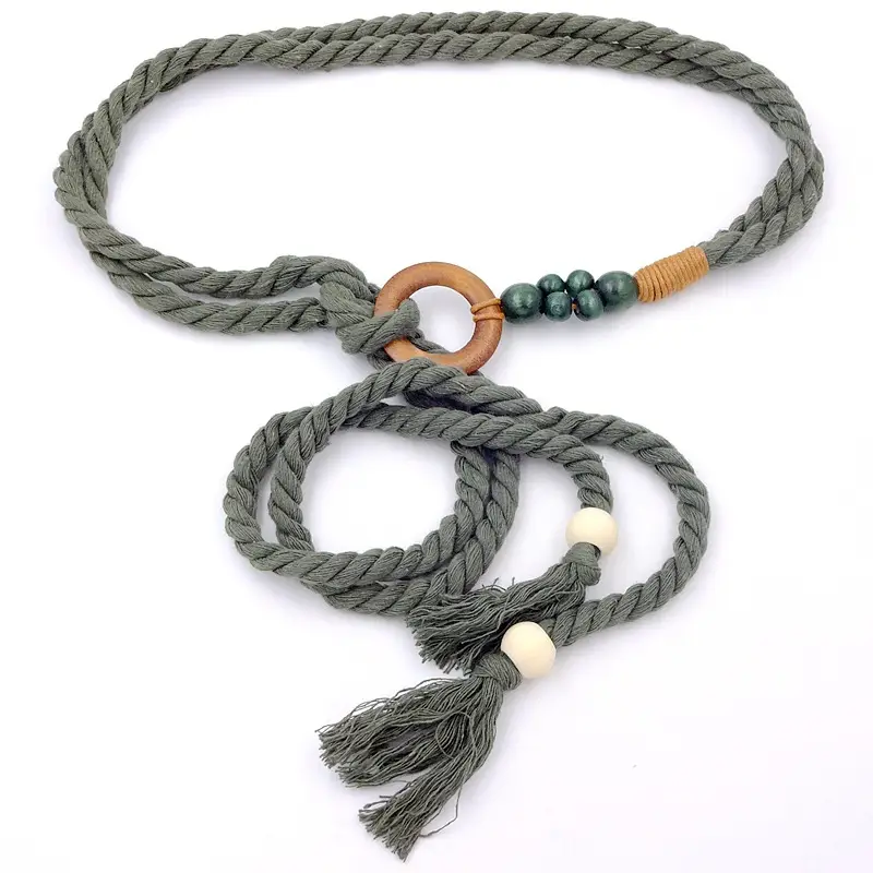 Hemp Rope Belt Accessories for Women