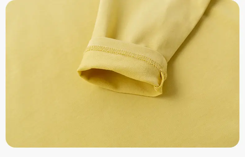 Dudu Children's Long Sleeve T-Shirt Yellow 7A Grade — feature 28
