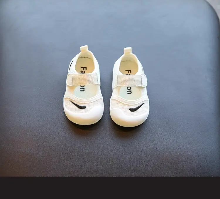 0-3Yrs Baby Sandals Grey Soft Sole Summer