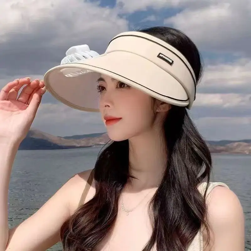 Summer Adult Large Brim Travel Solar + USB Charging Dual-Purpose Fan Hat Sun Protection Sun Hat Anti-Uv - Image 19