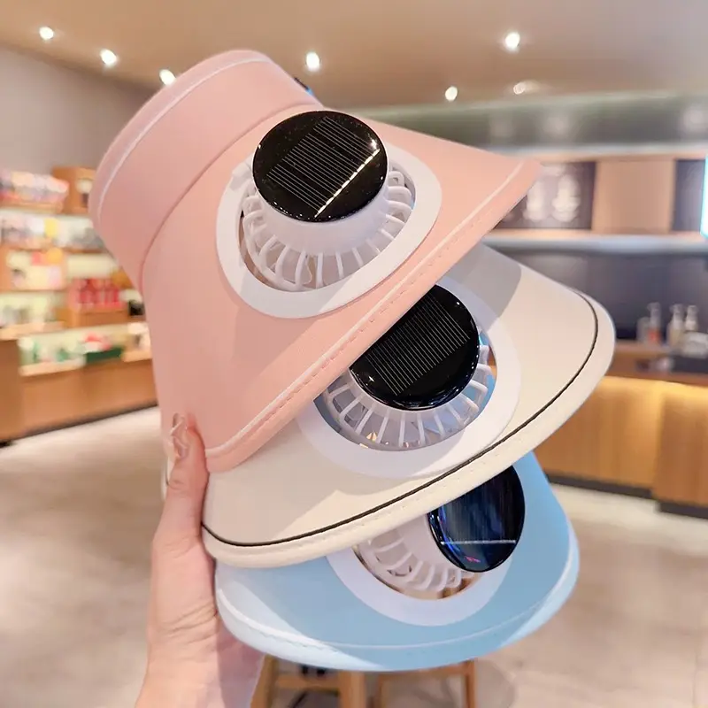 Summer Adult Large Brim Travel Solar + USB Charging Dual-Purpose Fan Hat Sun Protection Sun Hat Anti-Uv — feature 23