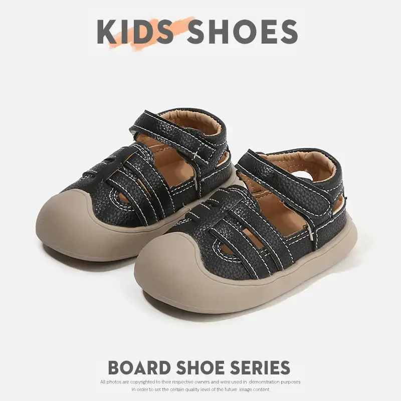 Boys' Toe-Toe Anti-Kick Sandals White