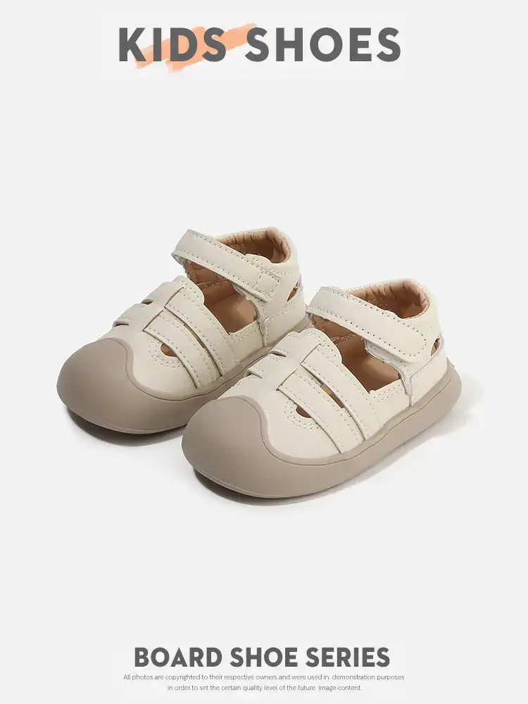 Boys' Toe-Toe Anti-Kick Sandals White — feature 13