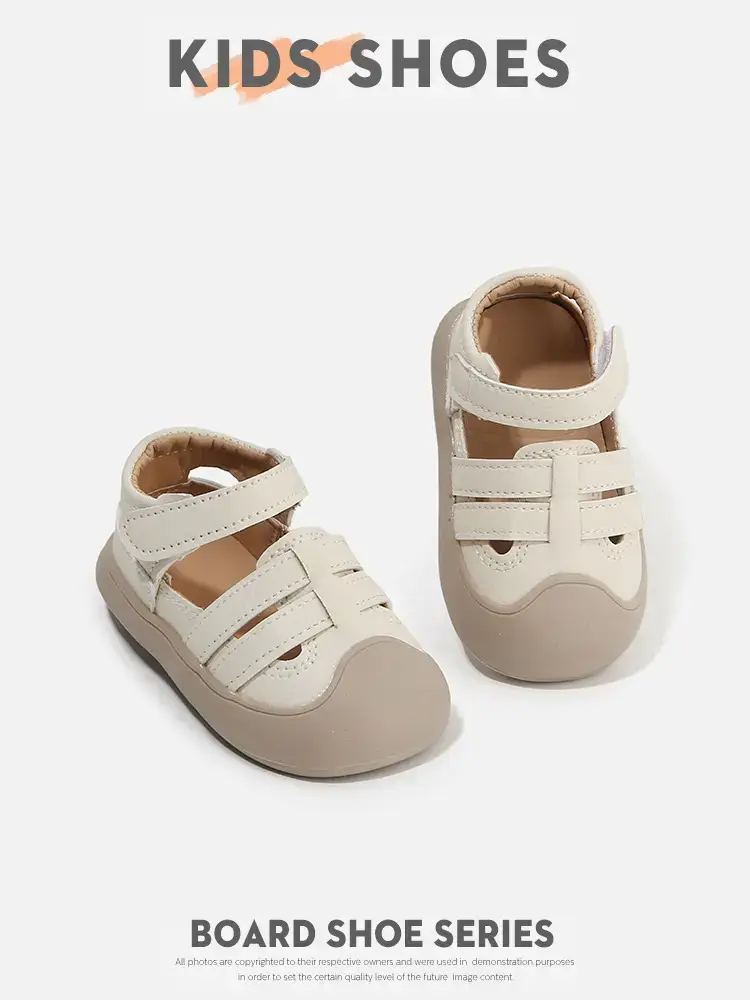 Boys' Toe-Toe Anti-Kick Sandals White — feature 14