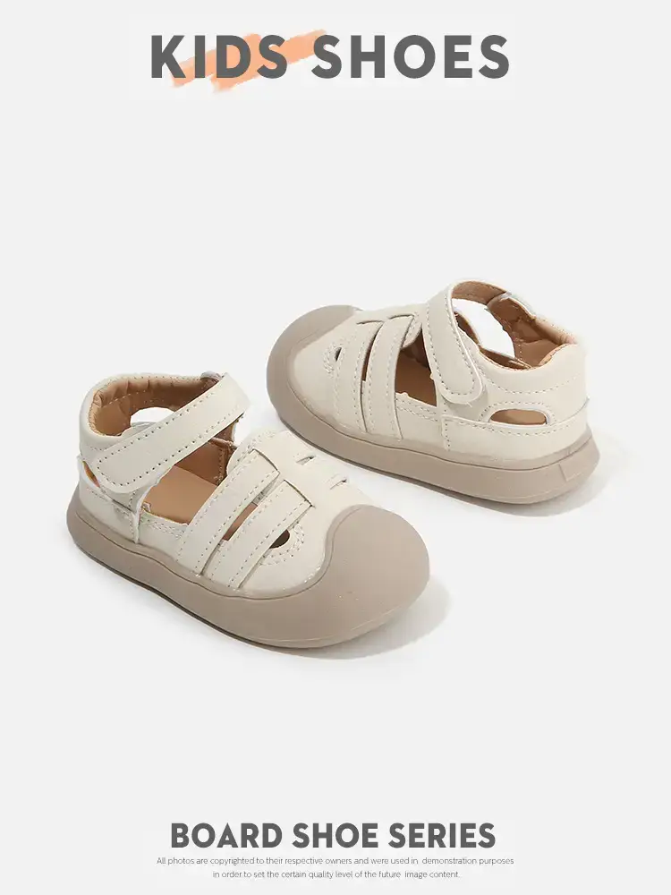Boys' Toe-Toe Anti-Kick Sandals White — feature 15