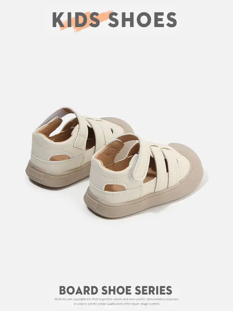 Boys' Toe-Toe Anti-Kick Sandals White — feature 16