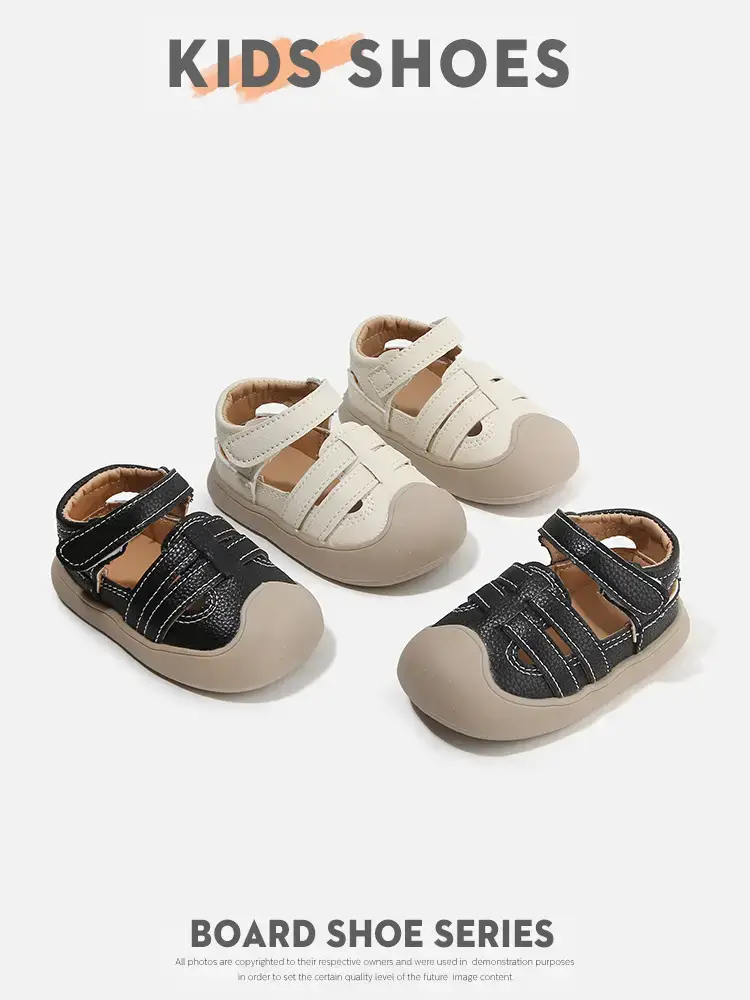 Boys' Toe-Toe Anti-Kick Sandals White — feature 17