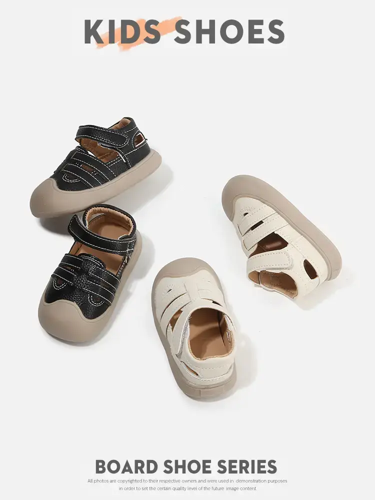 Boys' Toe-Toe Anti-Kick Sandals White — feature 19