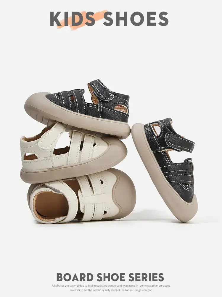 Boys' Toe-Toe Anti-Kick Sandals White — feature 20