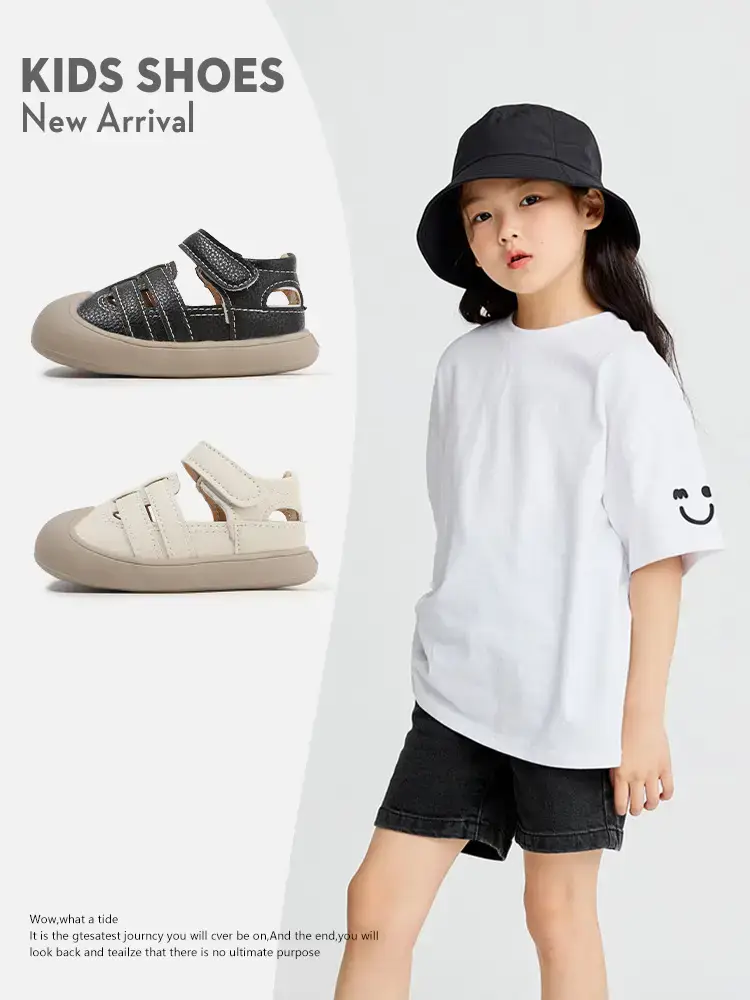 Boys' Toe-Toe Anti-Kick Sandals White — feature 21