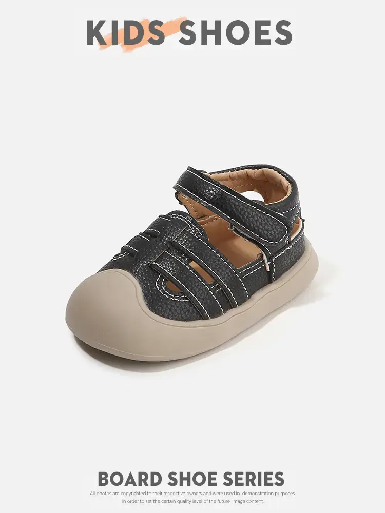 Boys' Toe-Toe Anti-Kick Sandals White — feature 7