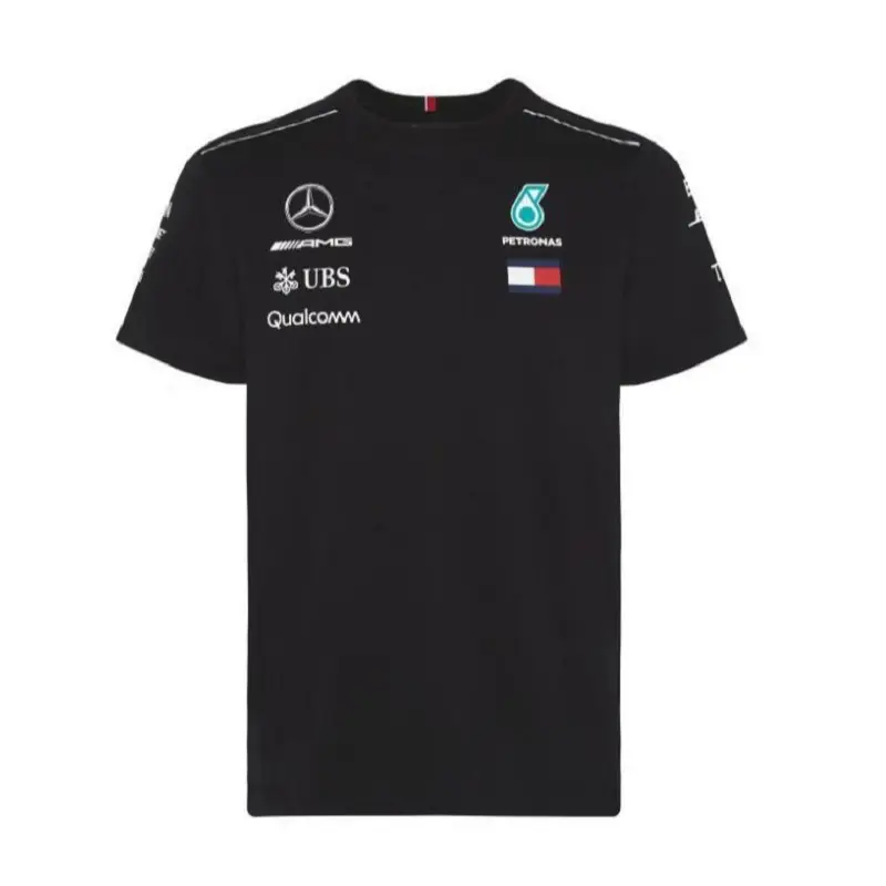 Cycling Clothing Outdoor Quick-Drying Short-Sleeved T-Shirt Downhill Clothing Men's Mercedes-Benz F1 Racing Mountain Bike Sportswear