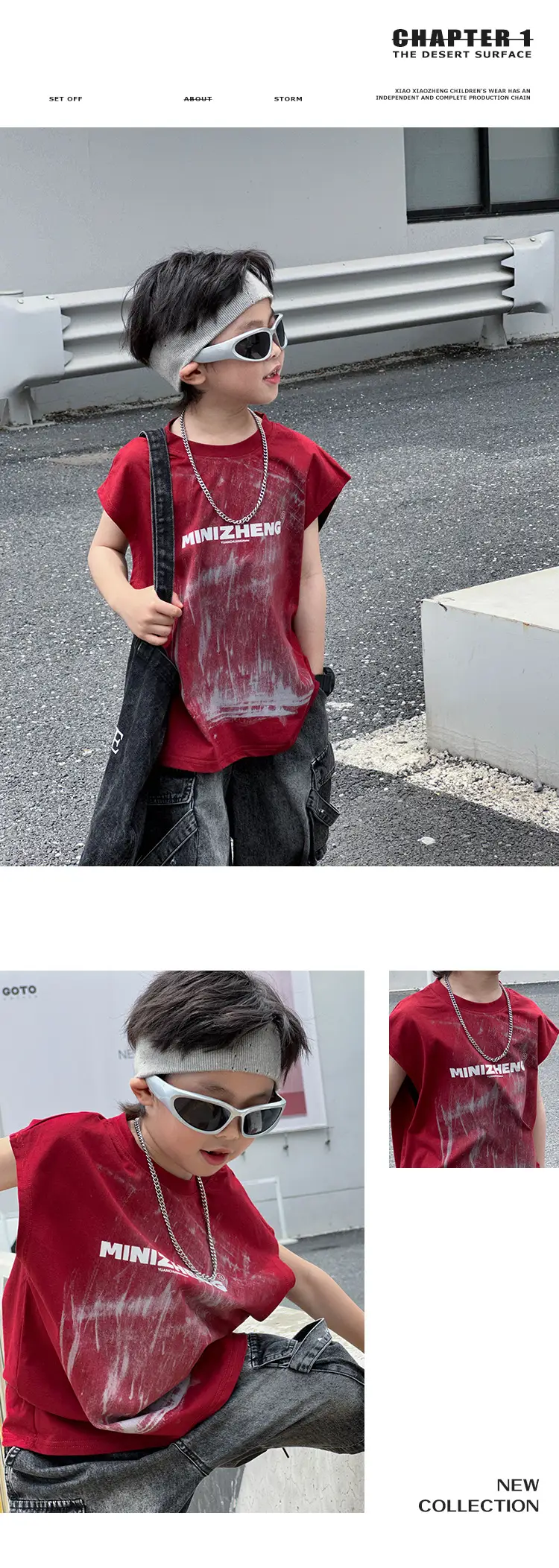 Kids Korean Style Sleeveless Vest T-Shirt 2025 — feature 10