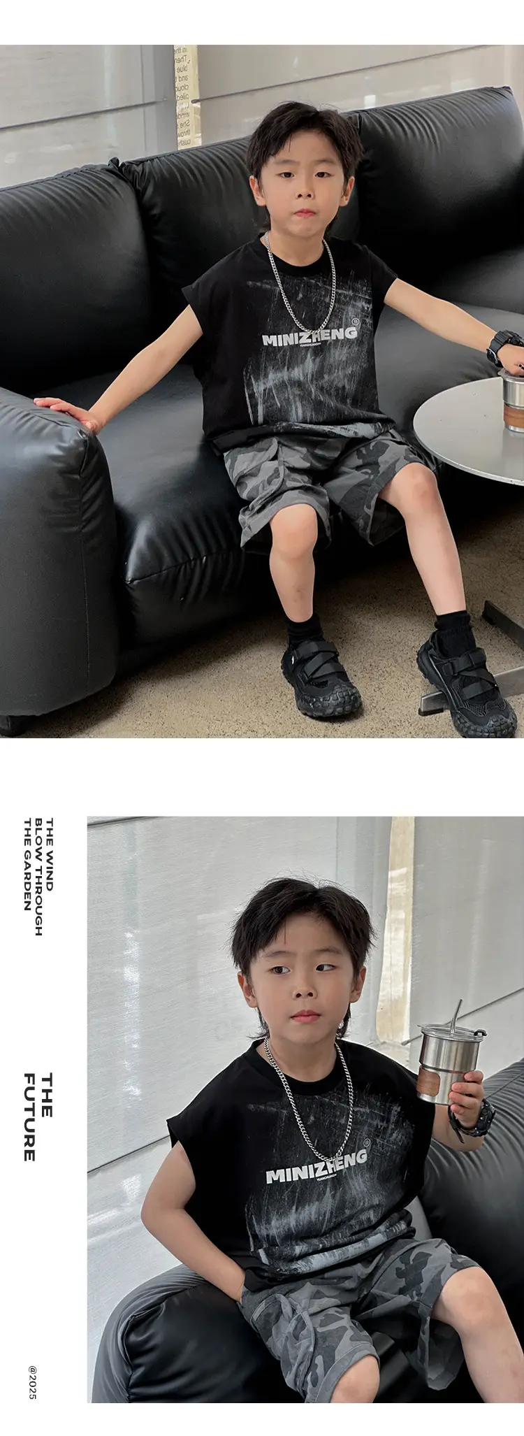 Kids Korean Style Sleeveless Vest T-Shirt 2025 — feature 15