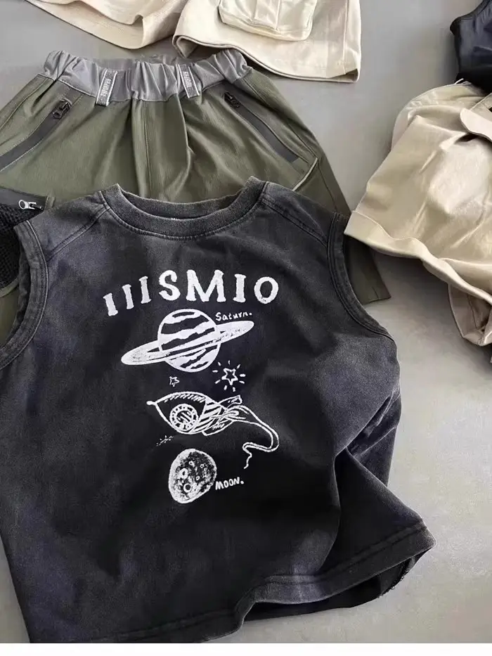 Kids Sleeveless T-Shirt American Retro Cool Summer — feature 10