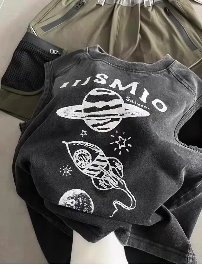 Kids Sleeveless T-Shirt American Retro Cool Summer — feature 11