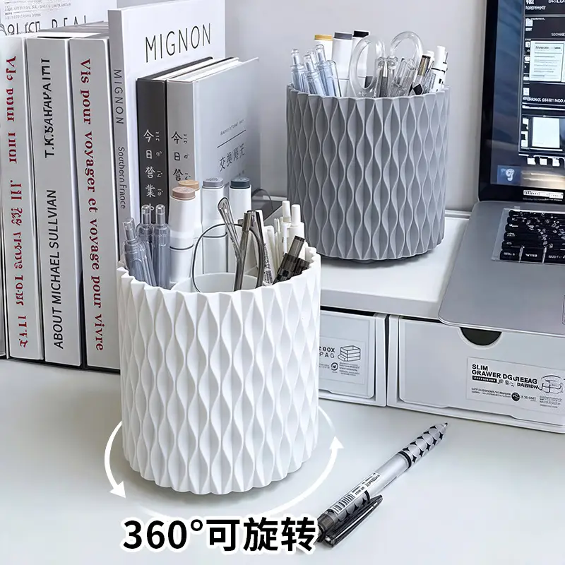 Rotatable Pen Holder with 360° Turn for Home Office & Makeup - Image 9