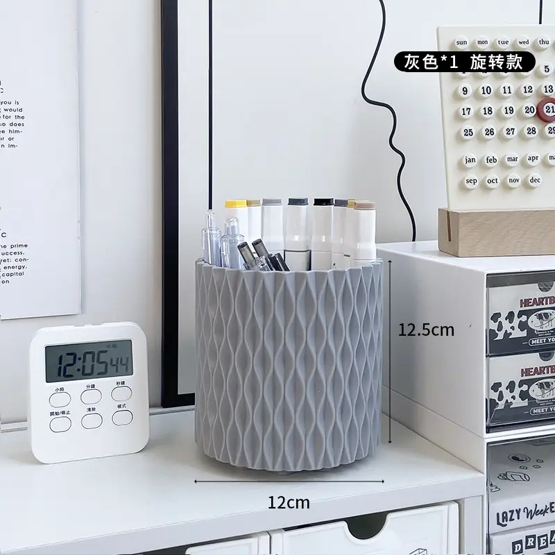 Rotatable Pen Holder with 360° Turn for Home Office & Makeup - Image 2