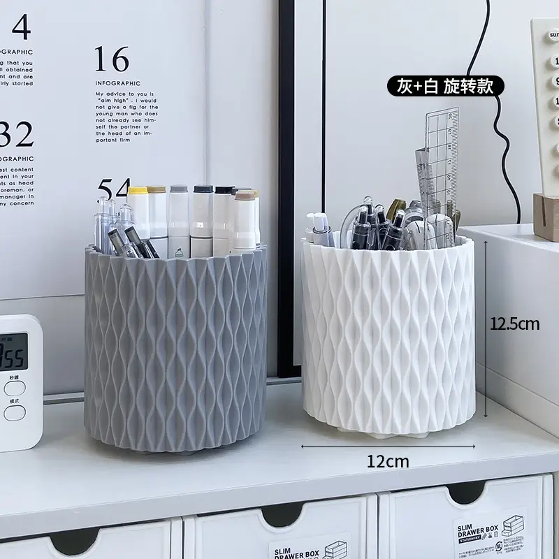 Rotatable Pen Holder with 360° Turn for Home Office & Makeup - Image 3