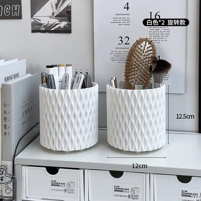 Rotatable Pen Holder with 360° Turn for Home Office & Makeup - Image 4