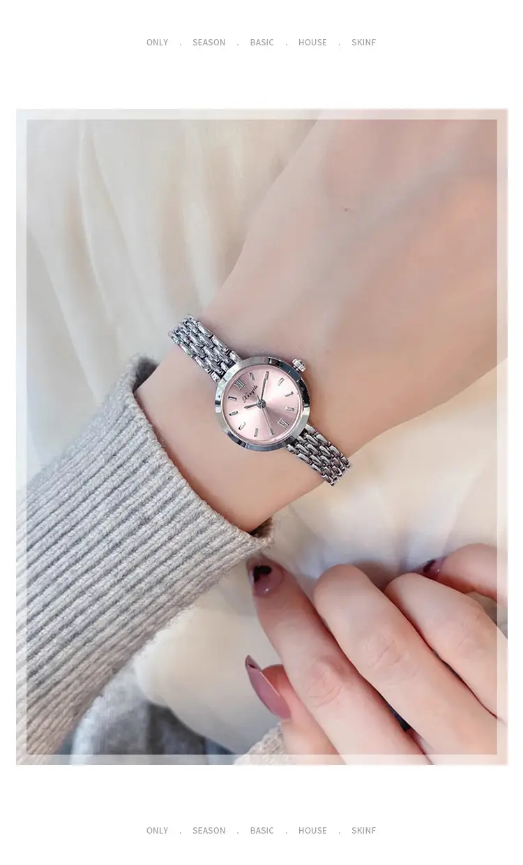 Women's Elegant Water Resistant Bracelet Watch with Chain Strap — feature 10