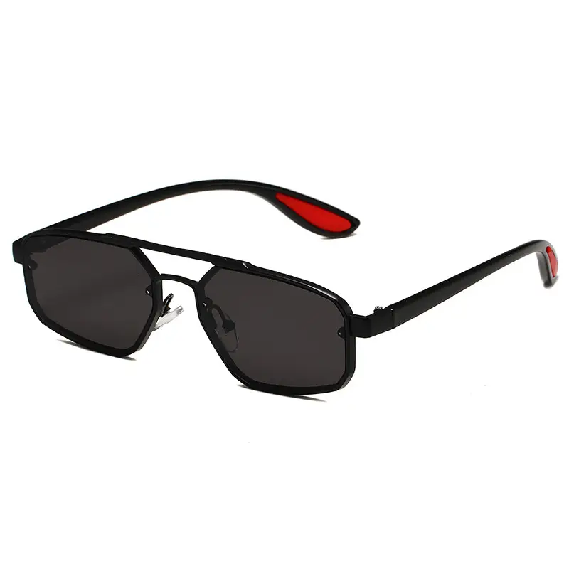 Men Women Metal Polygonal Sunglasses Cross Border Fashion - Image 6