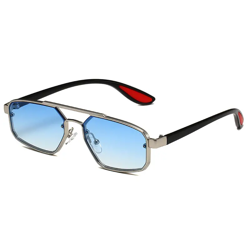 Men Women Metal Polygonal Sunglasses Cross Border Fashion - Image 7
