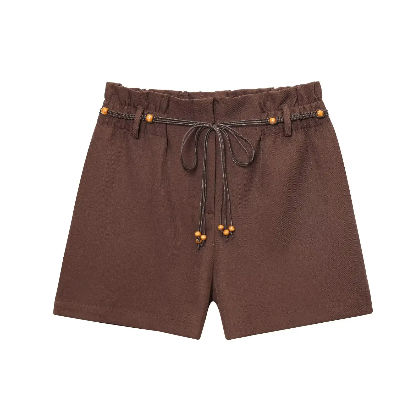 Brown Cross-Border Blazer Shorts Set - Image 2