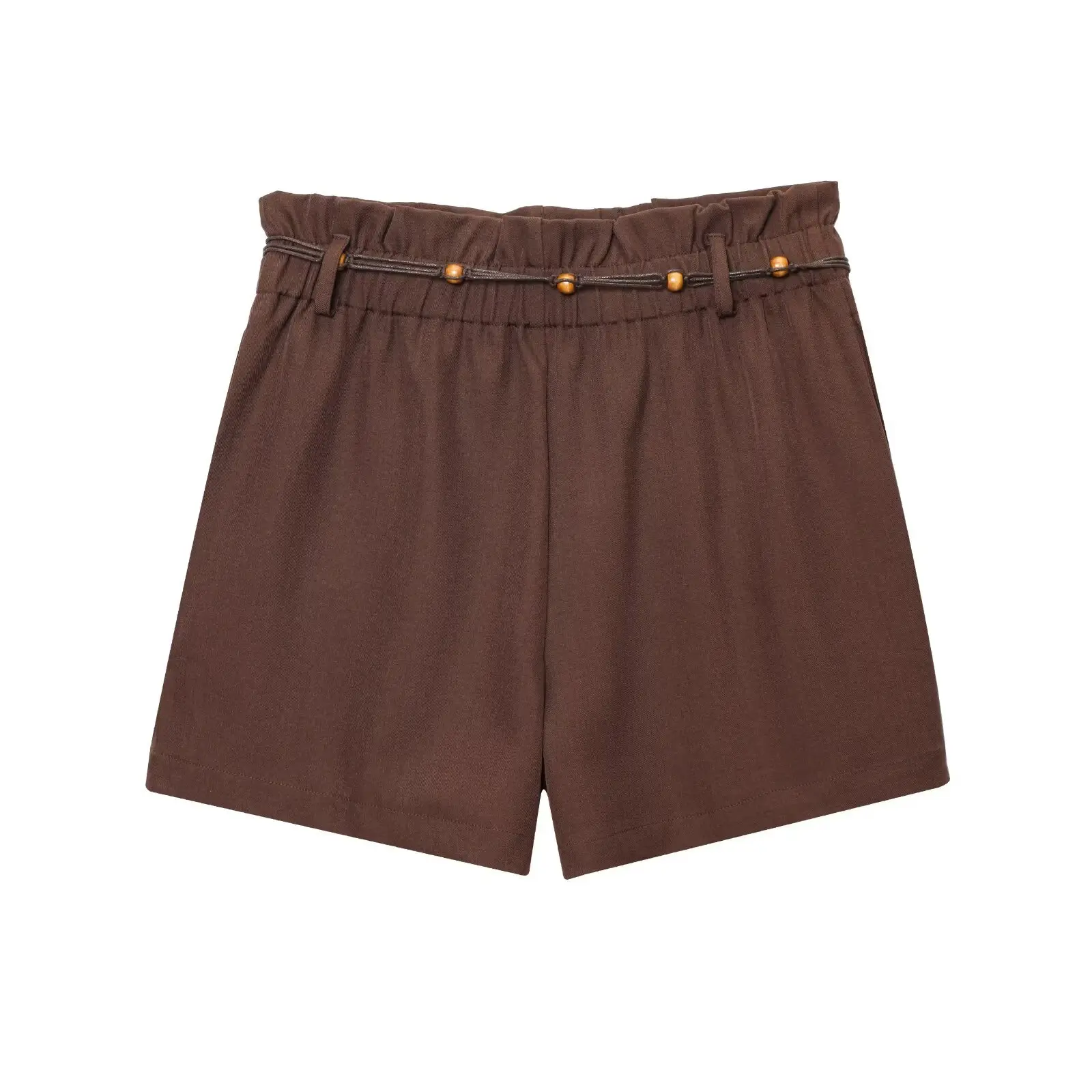 Brown Cross-Border Blazer Shorts Set — feature 7