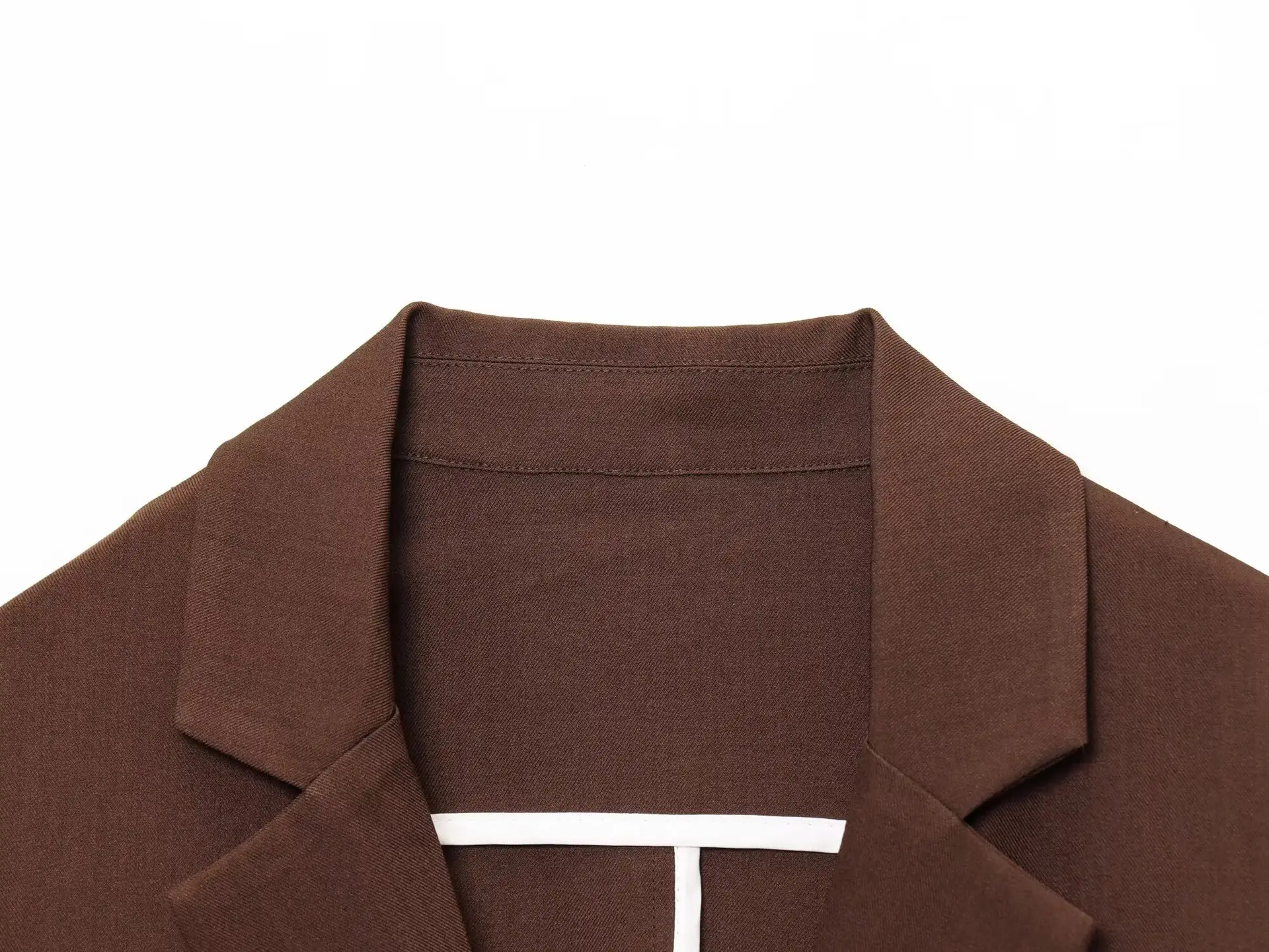 Brown Cross-Border Blazer Shorts Set — feature 9