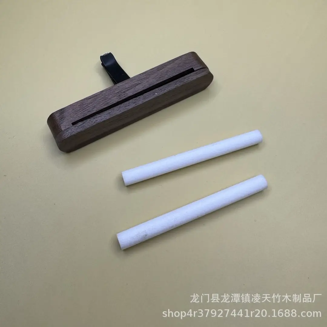 Cross-Border Hot Product Wooden Car Car Aromatherapy Air Conditioning Outlet Clip Manufacturer Supplies Light Luxury Car Diffuser and Mosquito Repellent