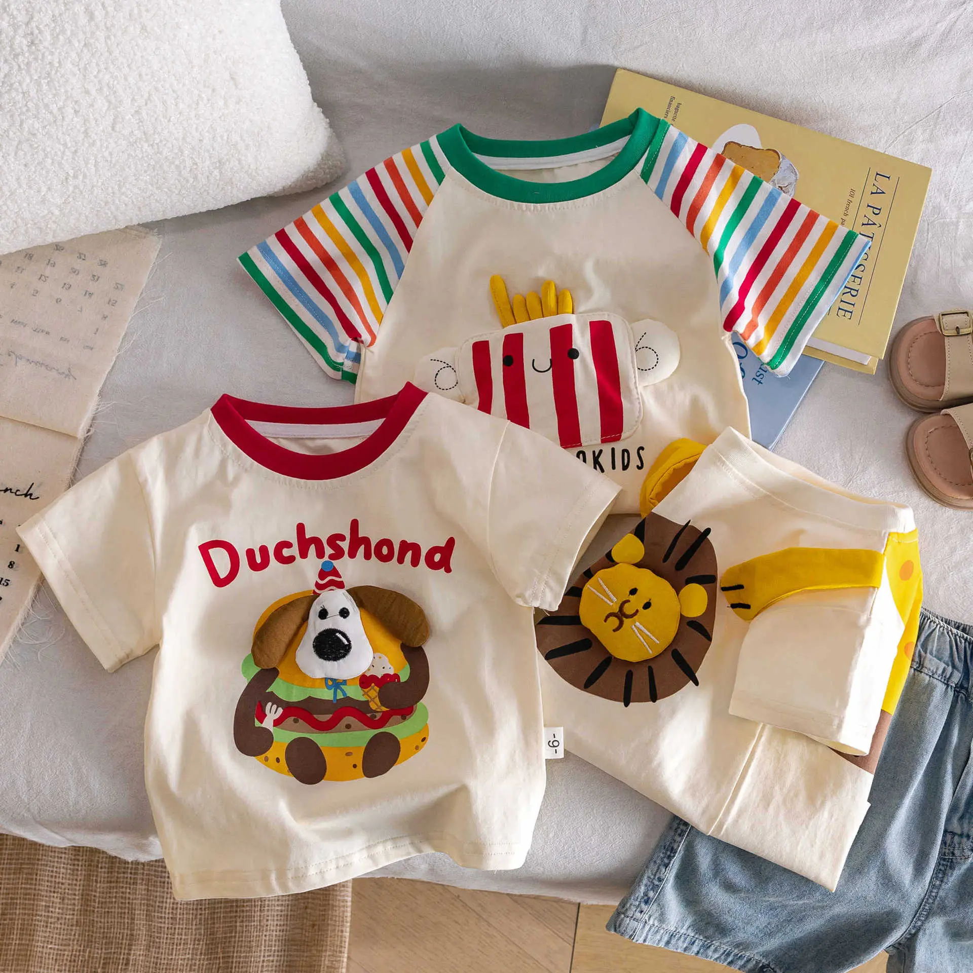 Boys Cotton T-Shirt Summer 2025 with Lion & Unicorn Design - Image 6