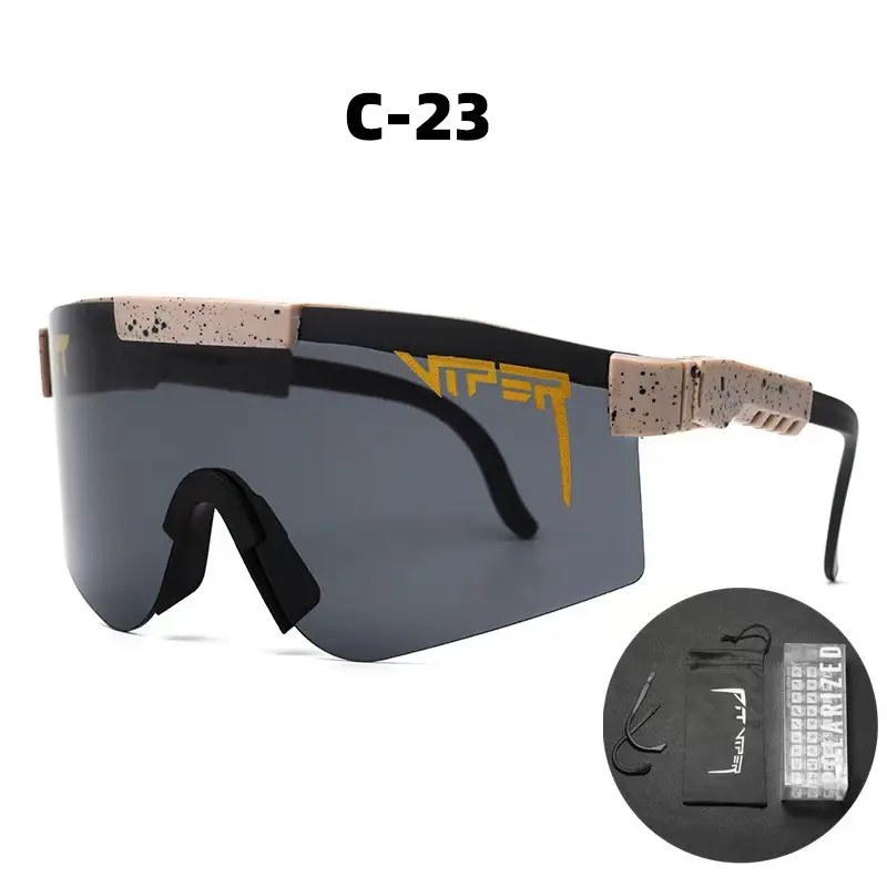 European Cycling Sunglasses with LED Light & Windproof Design