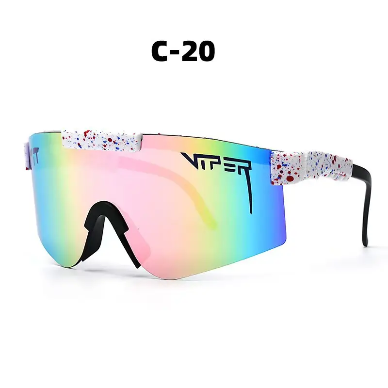 European Cycling Sunglasses with LED Light & Windproof Design