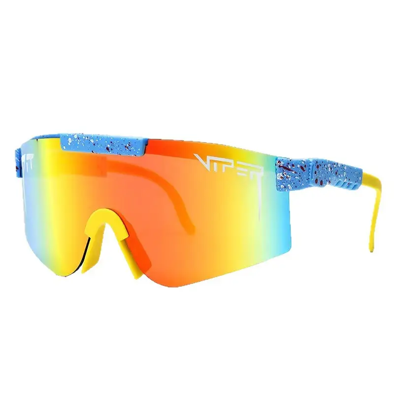 European Cycling Sunglasses with LED Light & Windproof Design
