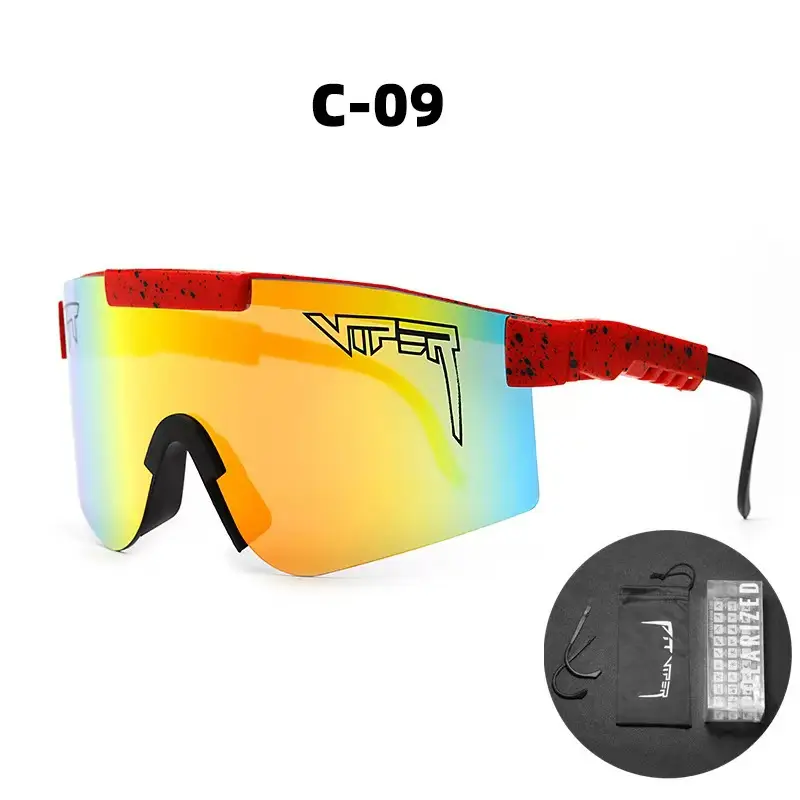 European Cycling Sunglasses with LED Light & Windproof Design — feature 17