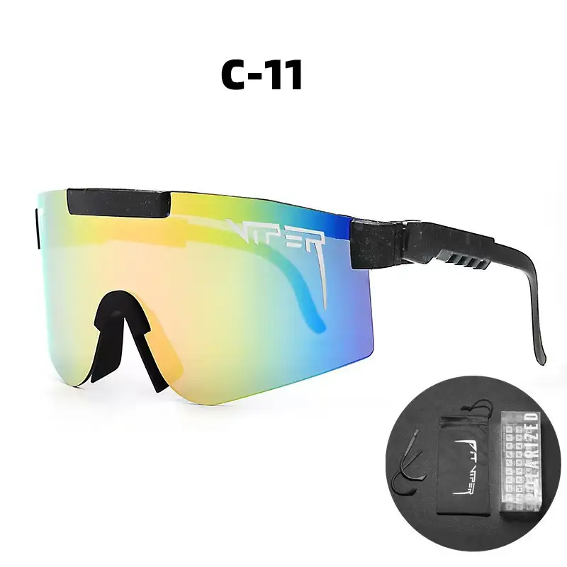 European Cycling Sunglasses with LED Light & Windproof Design — feature 19