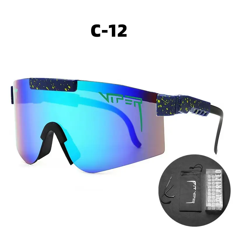 European Cycling Sunglasses with LED Light & Windproof Design — feature 20