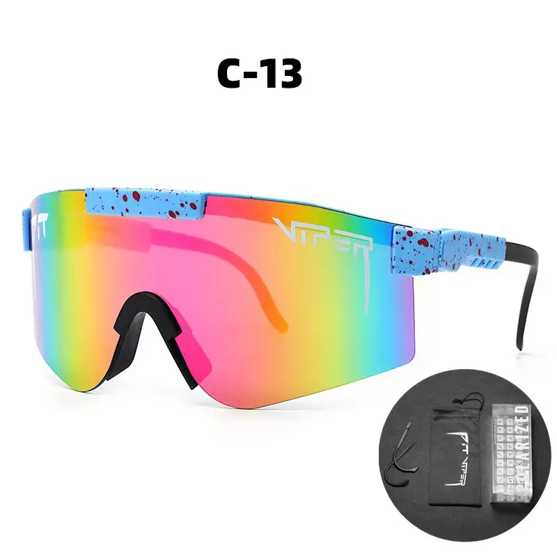 European Cycling Sunglasses with LED Light & Windproof Design — feature 21